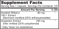 Bilberry + Grapeskin Polyphenols / 120 Caps.