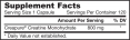 Creatine Monohydrate / 120 Caps.