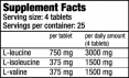 BCAA 6000 / 100 Tabs.