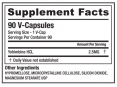 Yohimbine HCL 2.5 mg / 90 Caps.