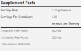 Arginine 500mg & Citrulline 250mg / 120Vcaps.