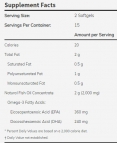 Omega-3 1000mg / 30Softgels