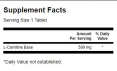 L-Carnitine 500mg. / 100 Tabs.