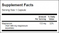 Magnesium Aspartate 133mg. / 90 Caps