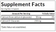 Calcium D-Glucarate 250mg. / 60 Caps