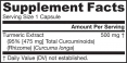 Organic Curcumin 95 / 60 Tabs