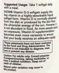 Vitamin D-3 / 1000 IU / 360 Softgels
