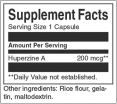 Maximum-Strength Huperzine A 200mcg / 30 Caps