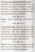 Chlorophyll Tropfen Aus Alfalfa / 100 ml