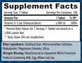 Vitamin D-3 4000 IU / 100 Tabs