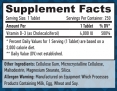 Vitamin D-3 4000 IU / 250 Tabs