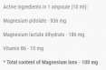Magnesium B6 Forte / 5 x 10 ml