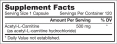 Acetyl L-Carnitine 500 mg / 120 Vcaps