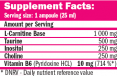 CarniSlim ® Lipotropic 1 Fiola