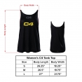 Woman's C4 Tank Top / Black