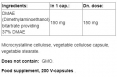 DMAE Bitartarate 150 mg / 200 Vcaps