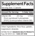 P-5-P (Pyridoxal-5-Phosphate) 20 mg / 60 Caps
