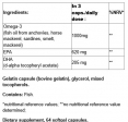 Omega-3 Forte / 64 Softgels