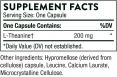 Theanine 200 mg / 90 Caps