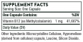 Vitamin B12 1000 mcg / 60 Caps