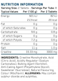 Creatine Monohydrate / 6 x 16 Effervescent Tabs