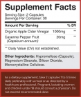 Apple Cider Vinegar Complex 1000 mg / 60 Caps