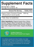 Organic Ceylon Cinnamon 500 mg / 60 Tabs