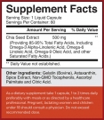 Chia Seed Oil 500 mg / 60 Caps