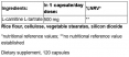 L-Carnitine 500 / 120 Caps