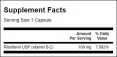 Riboflavin /Vitamin B-2/ 100mg. / 100 Caps.