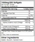 Flaxseed Oil 1000mg. / 200 Softgels