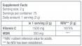 MSM with Vitamin C 150g.