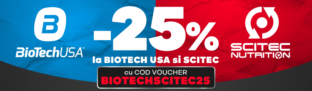 BIOTECH USA si SCITEC -25%
