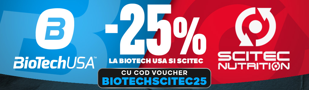 BIOTECH USA si SCITEC -25%