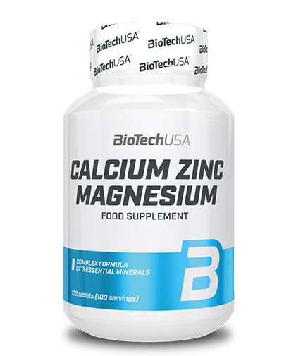 biotech-usa Calcium Zinc Magnesium 100 Tabs.