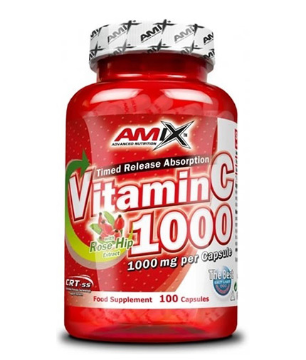 amix Vitamin C /with Rose Hips/ 1000mg. / 100 Caps.