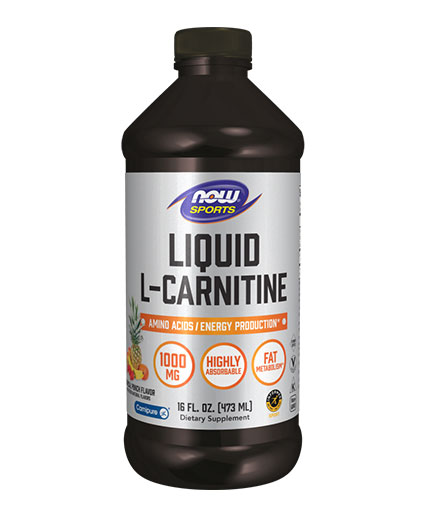 NOW L-Carnitine Liquid 1000mg.  473ml.