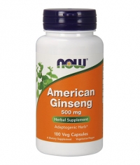 NOW American Ginseng  500mg. / 100 Caps.