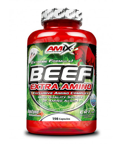 AMIX Beef Amino 198 Caps.