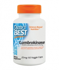 DOCTOR\'S BEST Lumbrokinase 20mg / 60 Vcaps.