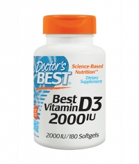 DOCTOR'S BEST Vitamin D3 2000IU / 180 Soft.