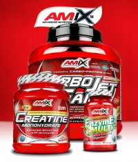 PROMO STACK Amix CarboJet Gain 5lbs. + Amix Creatine Monohydrate Powder 500g. + EnzymEx 90 Caps.