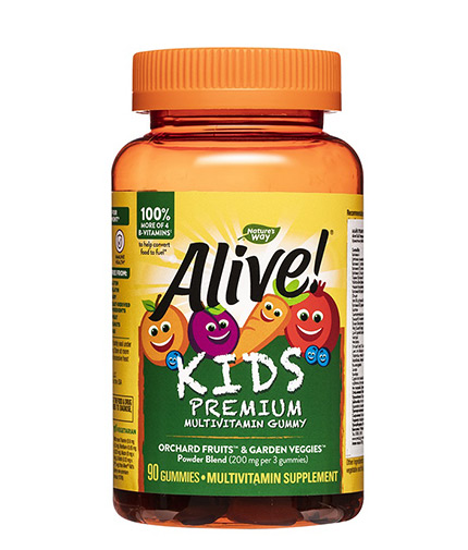 NATURES WAY Alive Children's Multi-Vitamin Gummy 90 Tabs.