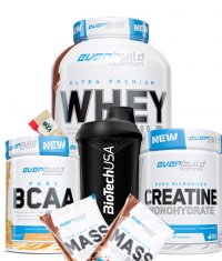 PROMO STACK Proteina + BCAA + Creatina + Shaker + 2 FREE
