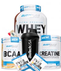 PROMO STACK Proteina + BCAA + Creatina + Shaker + 2 FREE