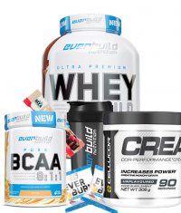 PROMO STACK Proteina + BCAA + Creatina + Shaker + 2 FREE