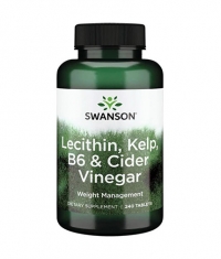 SWANSON Lecithin, Kelp, B-6, & Cider Vinegar 240 Tabs.