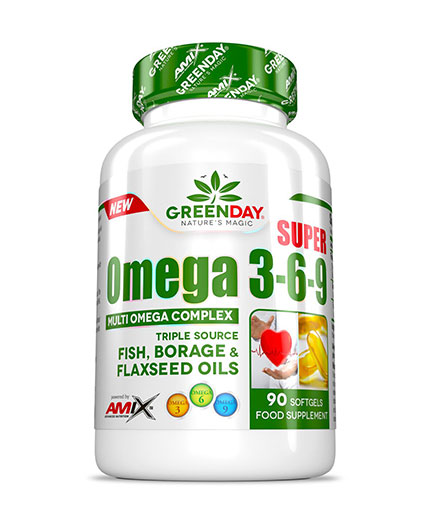 AMIX Greenday Super Omega 3-6-9 / 90 Soft.