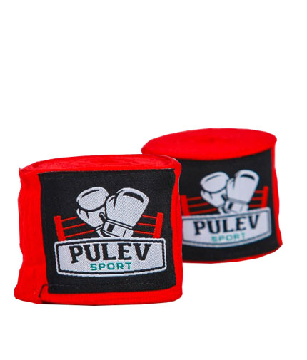 PULEV SPORT Hand Wraps / Red