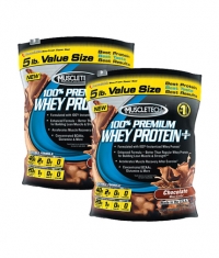 PROMO STACK MuscleTech Premium Whey Protein 5 Lbs. / x2